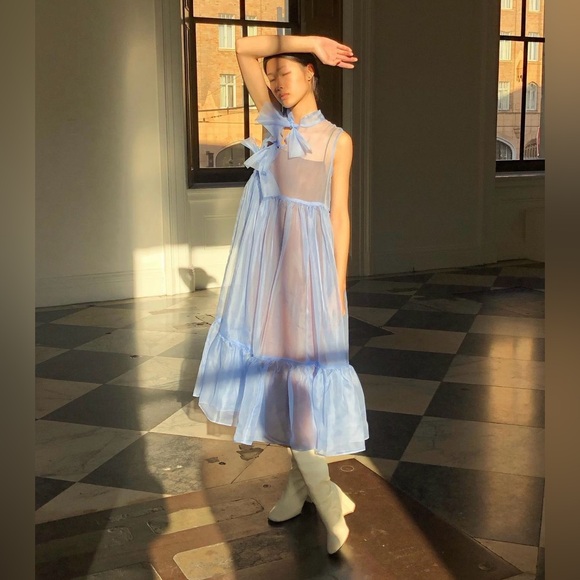 Kamperett | Mae Dress | Cornflower | SM - Picture 4 of 8